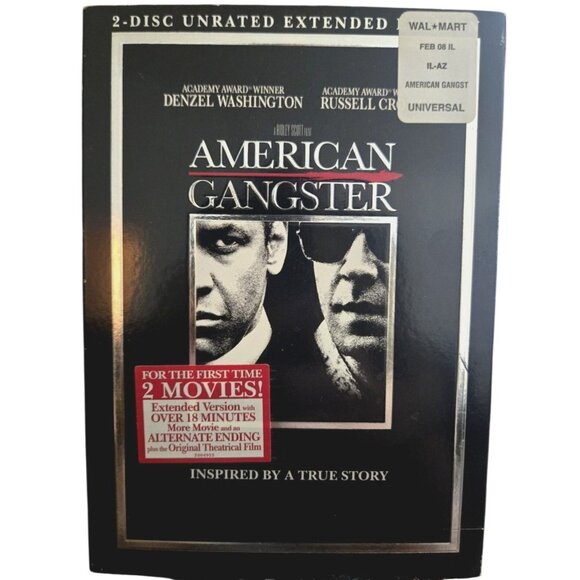 American Gangster 2-Disc Unrated Extended Edition DVD Set - Picture 1 of 3